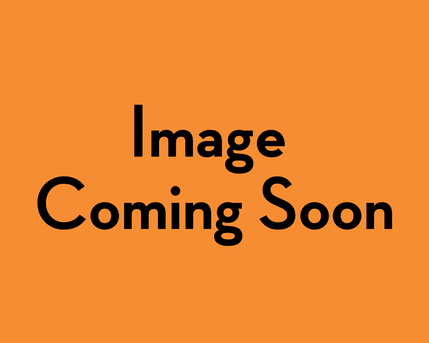 An orange square with black text that reads Image Coming Soon