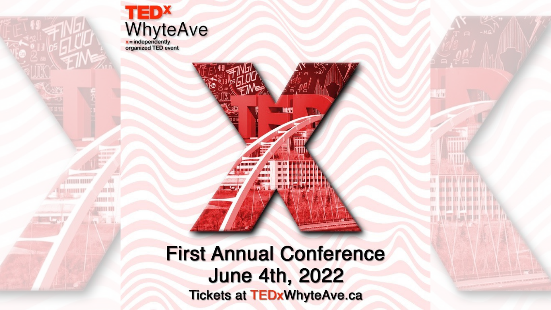 TEDx Whyte Avenue poster, June 4 in Old Strathcona